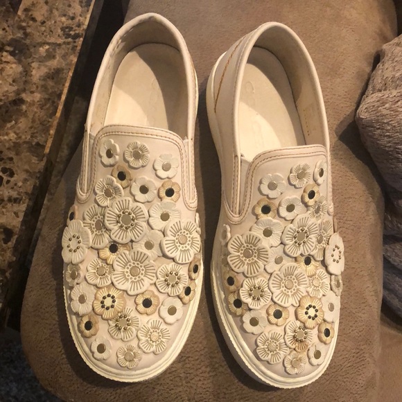 coach tea rose sneakers